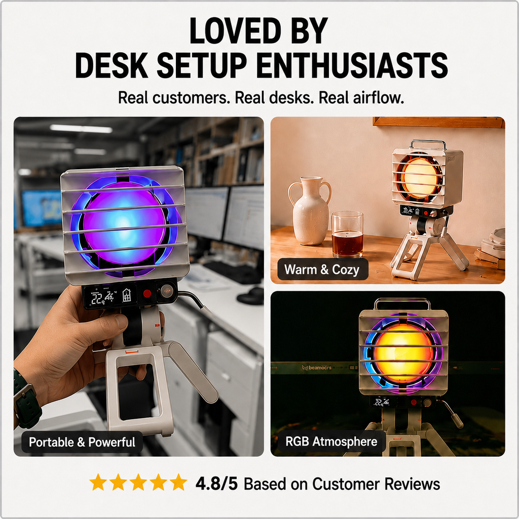 KOKOGOL Rechargeable Desk Fan