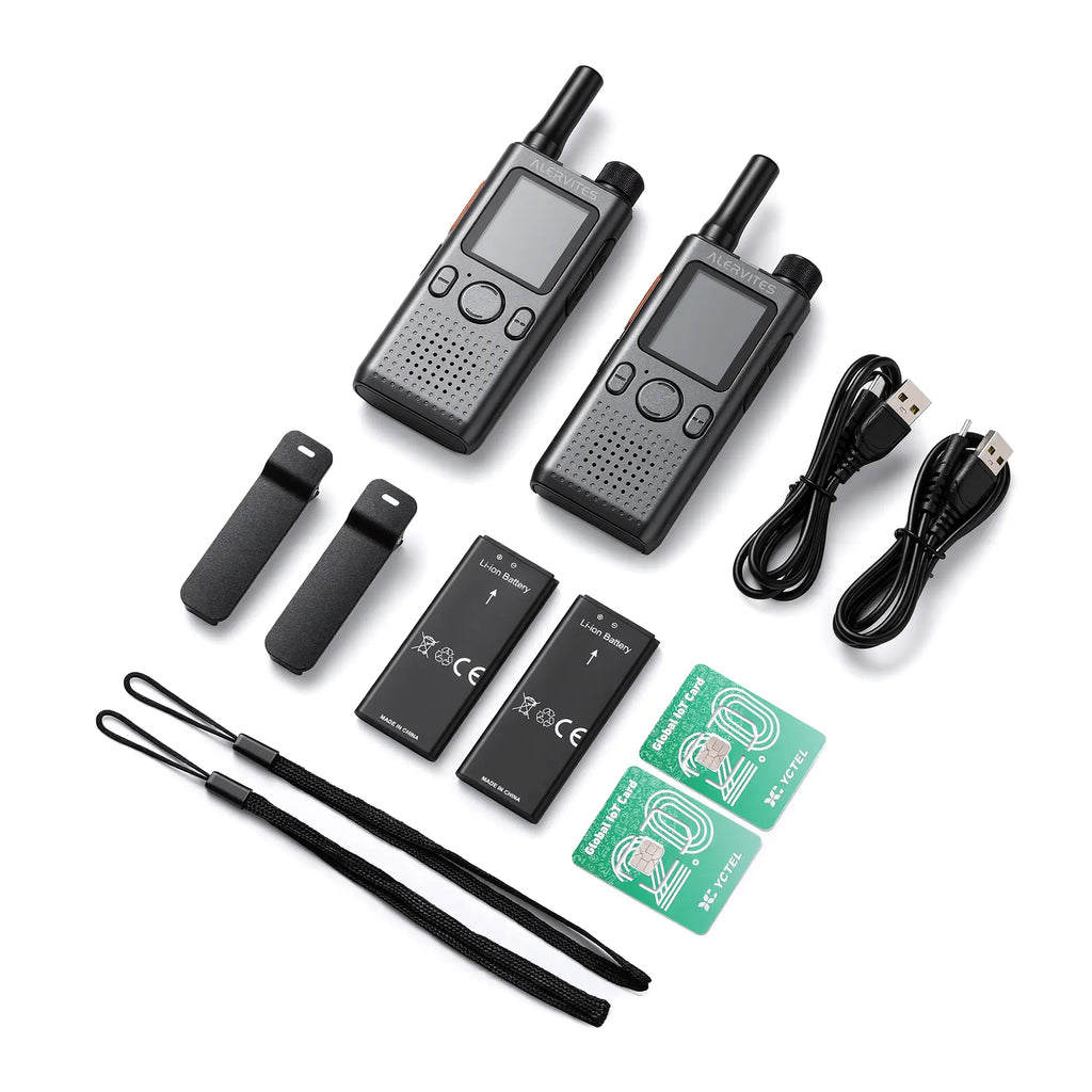 Alervites LTE Push-to-Talk Radio 2-Pack