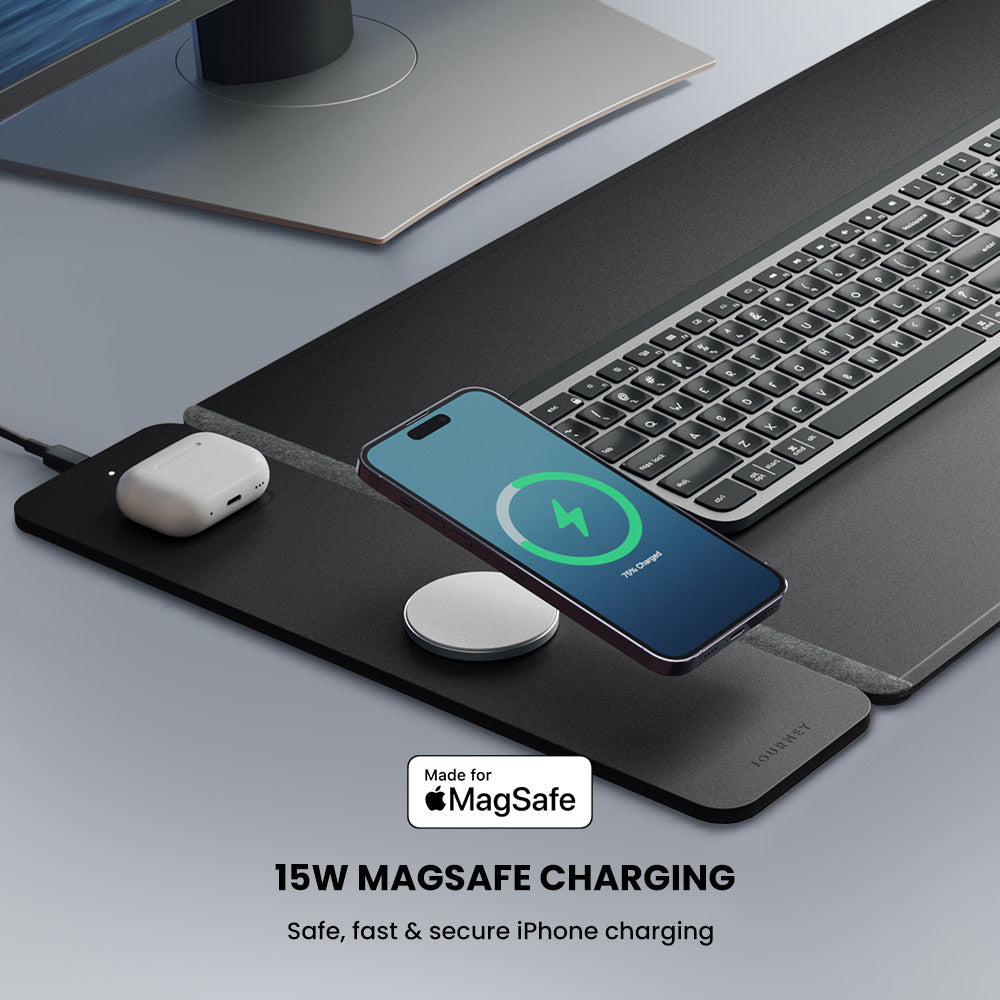 Journey Wireless Charging Desk Mat