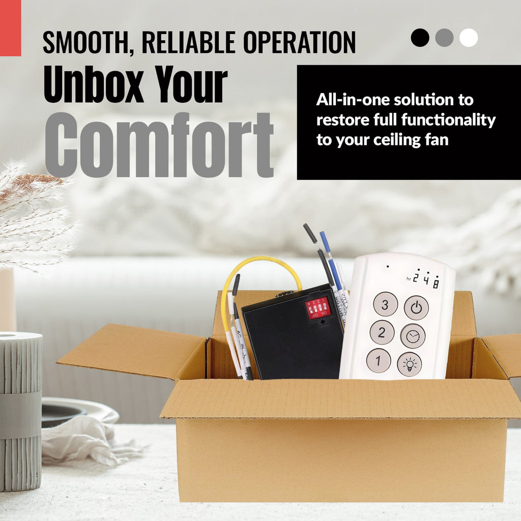 Anderic Ceiling Fan Remote Control Kit