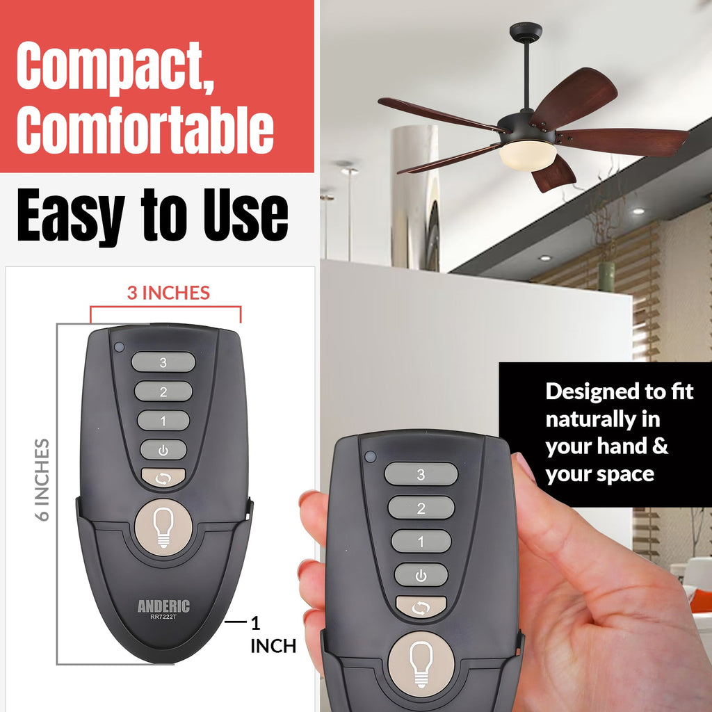 Anderic Ceiling Fan Remote Control