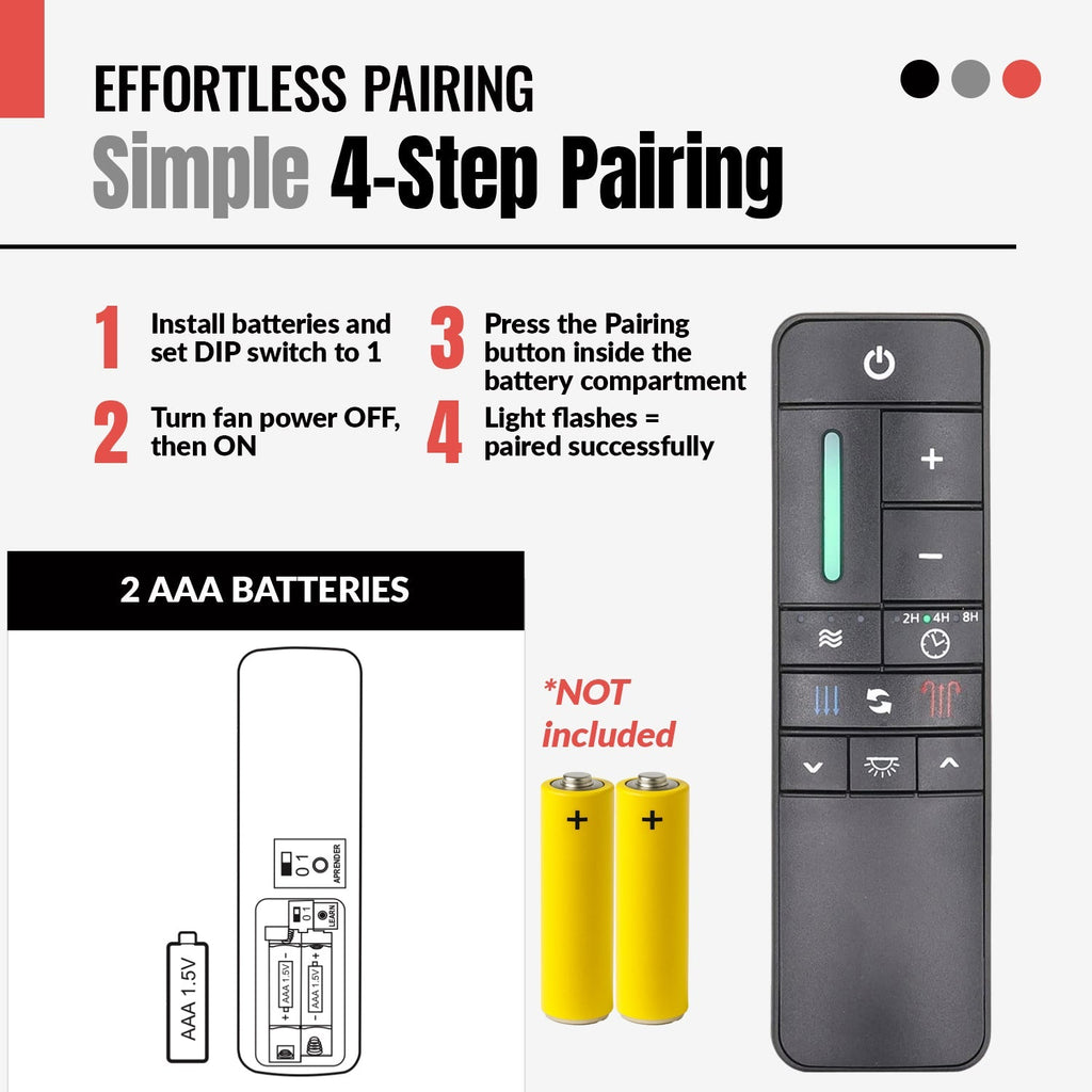 Anderic Ceiling Fan Remote Control