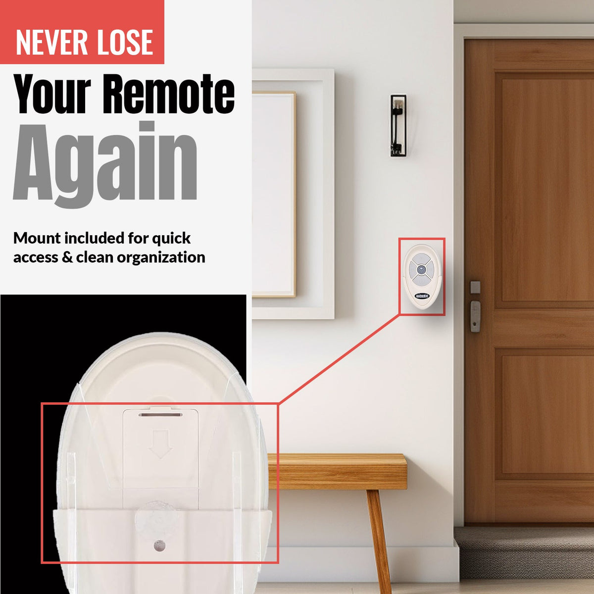 Anderic Ceiling Fan Remote Control