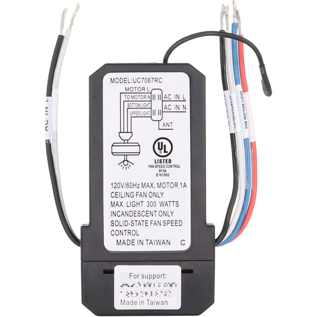 Anderic Up-Light and Down-Light Ceiling Fan Receiver