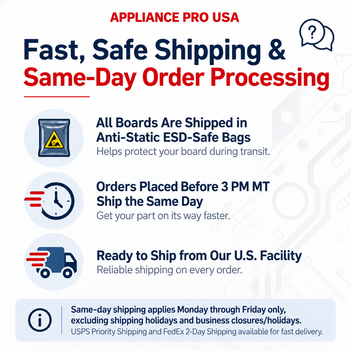 Appliance Pro USA Reconditioned Refrigerator Control Board
