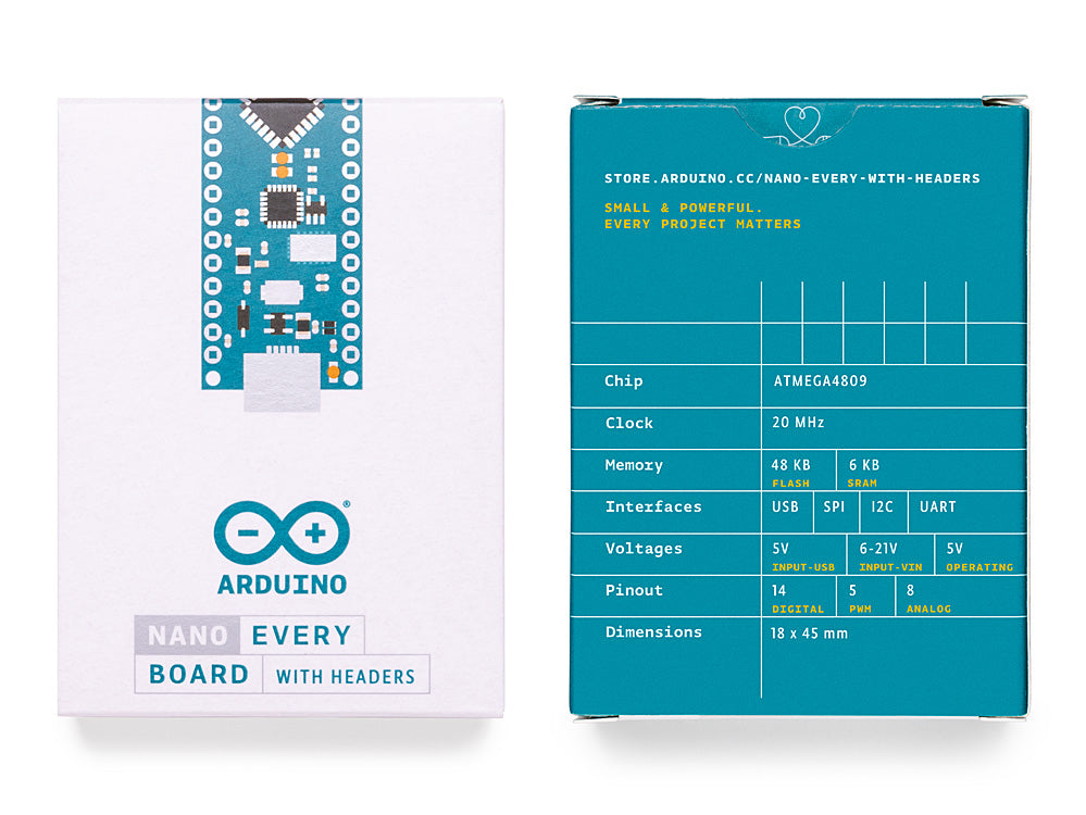 Arduino ATmega4809 Microcontroller Development Board