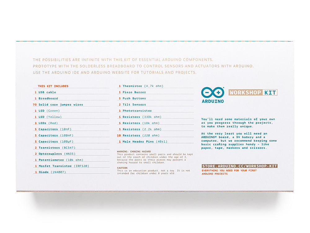 Arduino Electronics Prototyping Components Kit