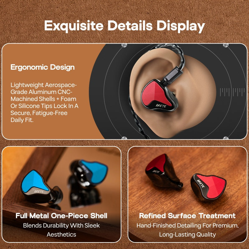ZiiGaat Wired Hybrid In-Ear Monitors
