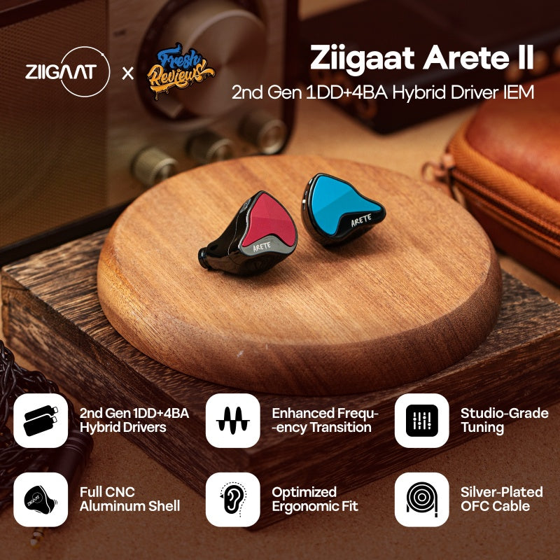 ZiiGaat Wired Hybrid In-Ear Monitors