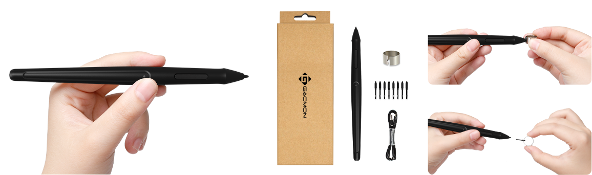 GAOMON Rechargeable Drawing Stylus for PD1560