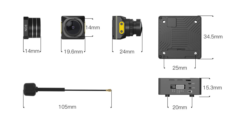 Walksnail FPV Camera and Video Transmitter Kits