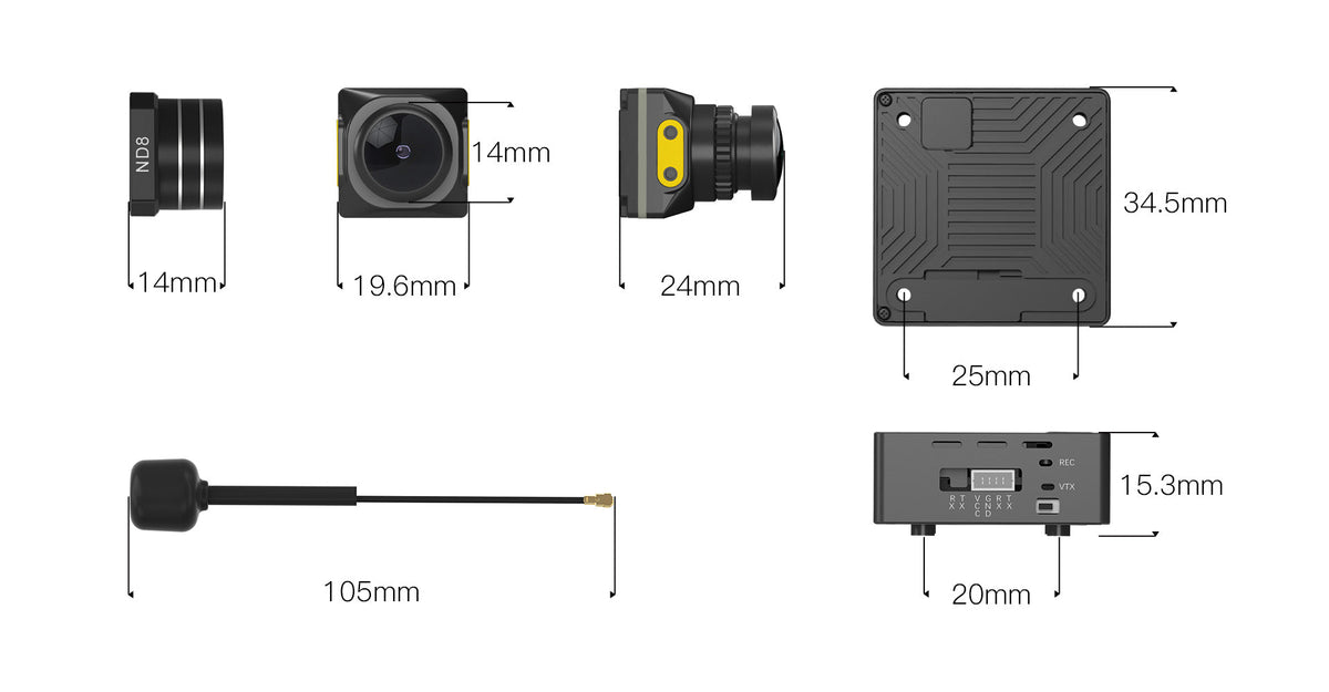 Walksnail FPV Camera and Video Transmitter Kits