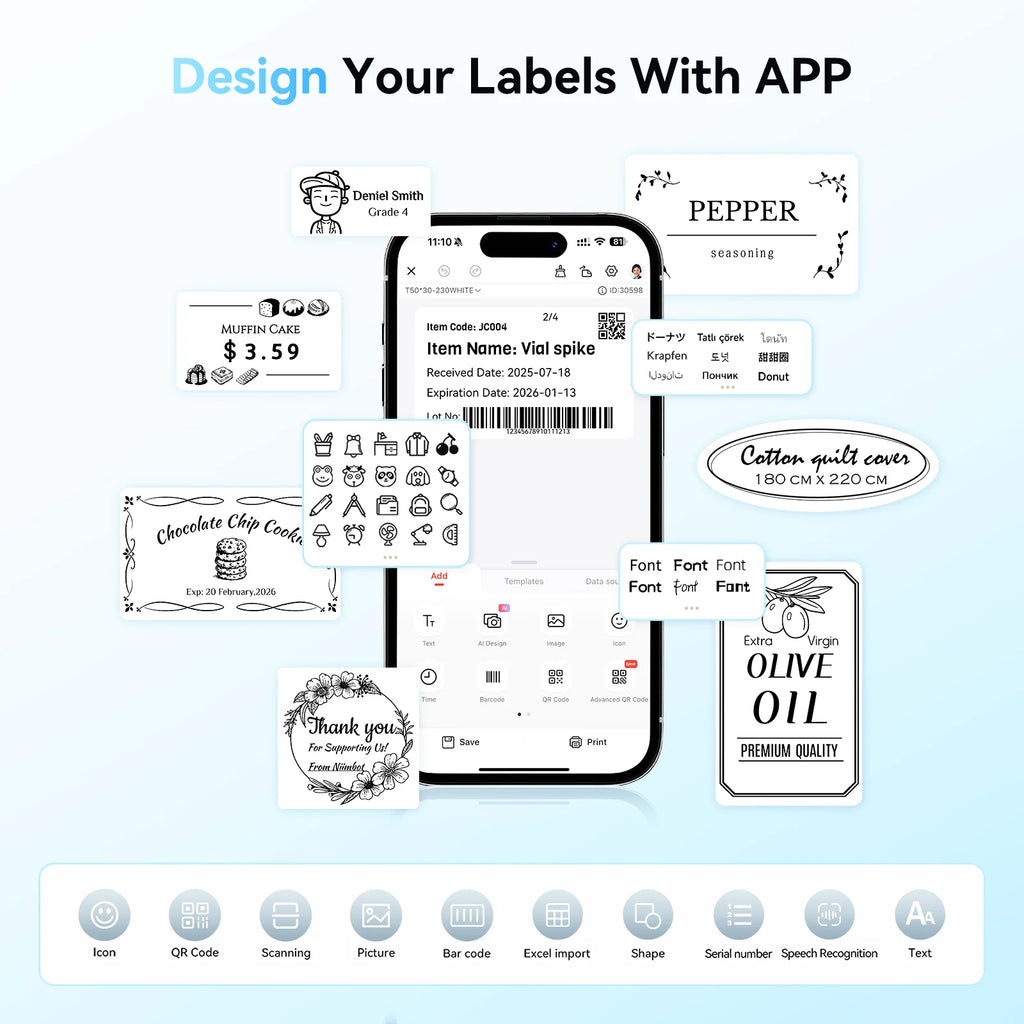 NIIMBOT Thermal Label Printer