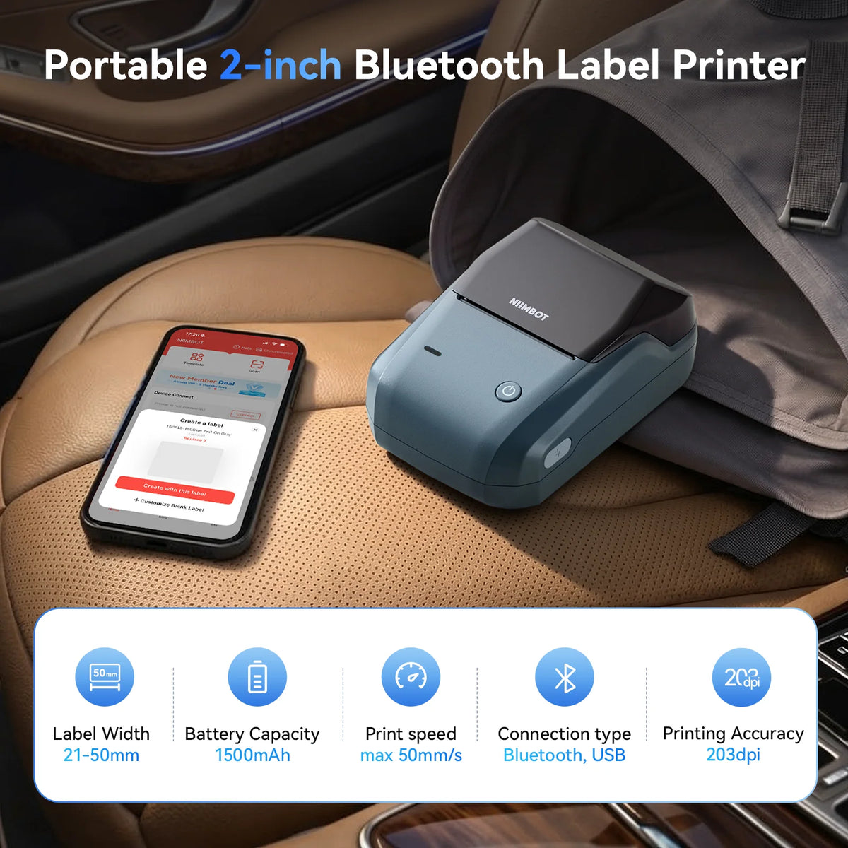 NIIMBOT Thermal Label Printer