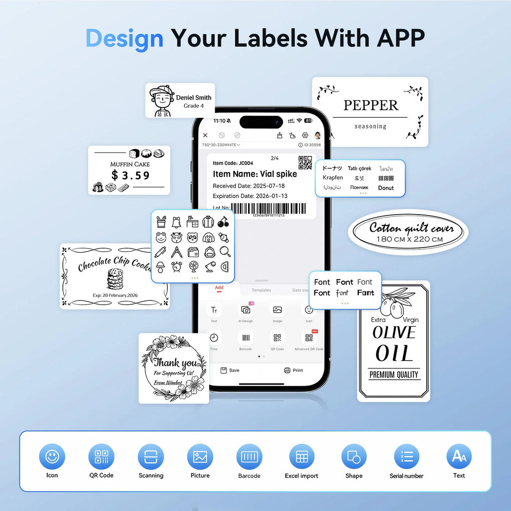NIIMBOT Thermal Label Printer