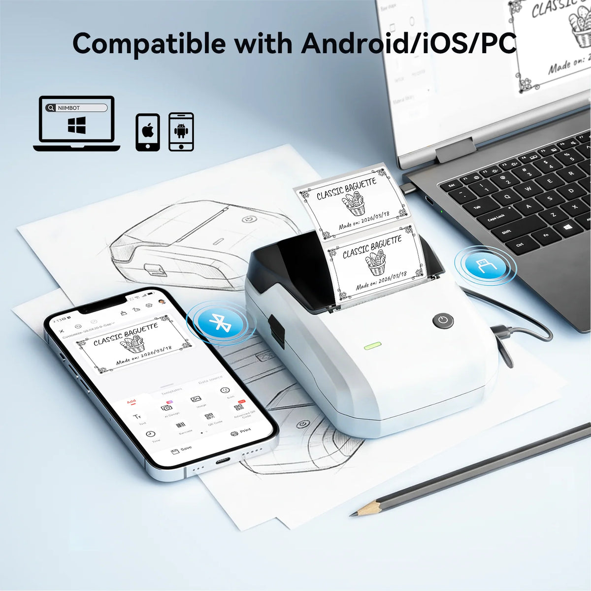 NIIMBOT Thermal Label Printer