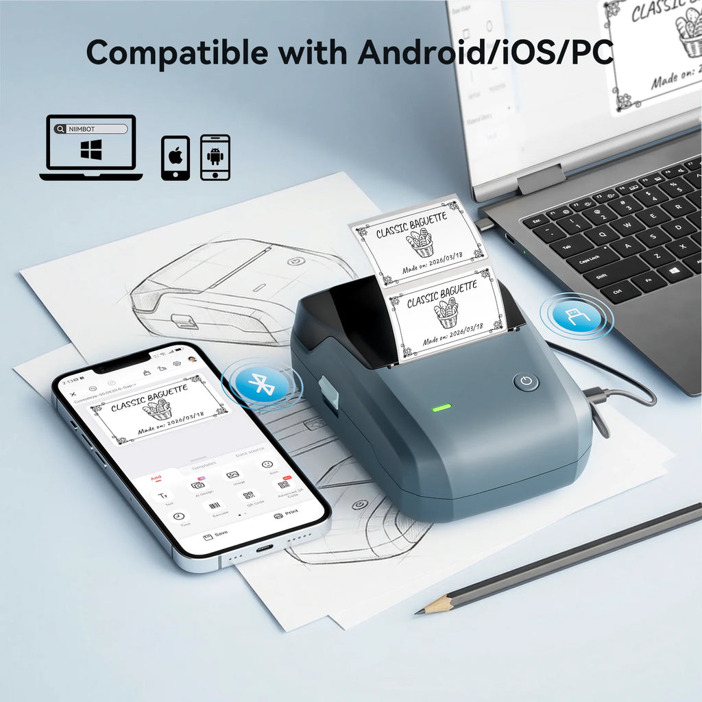 NIIMBOT Thermal Label Printer