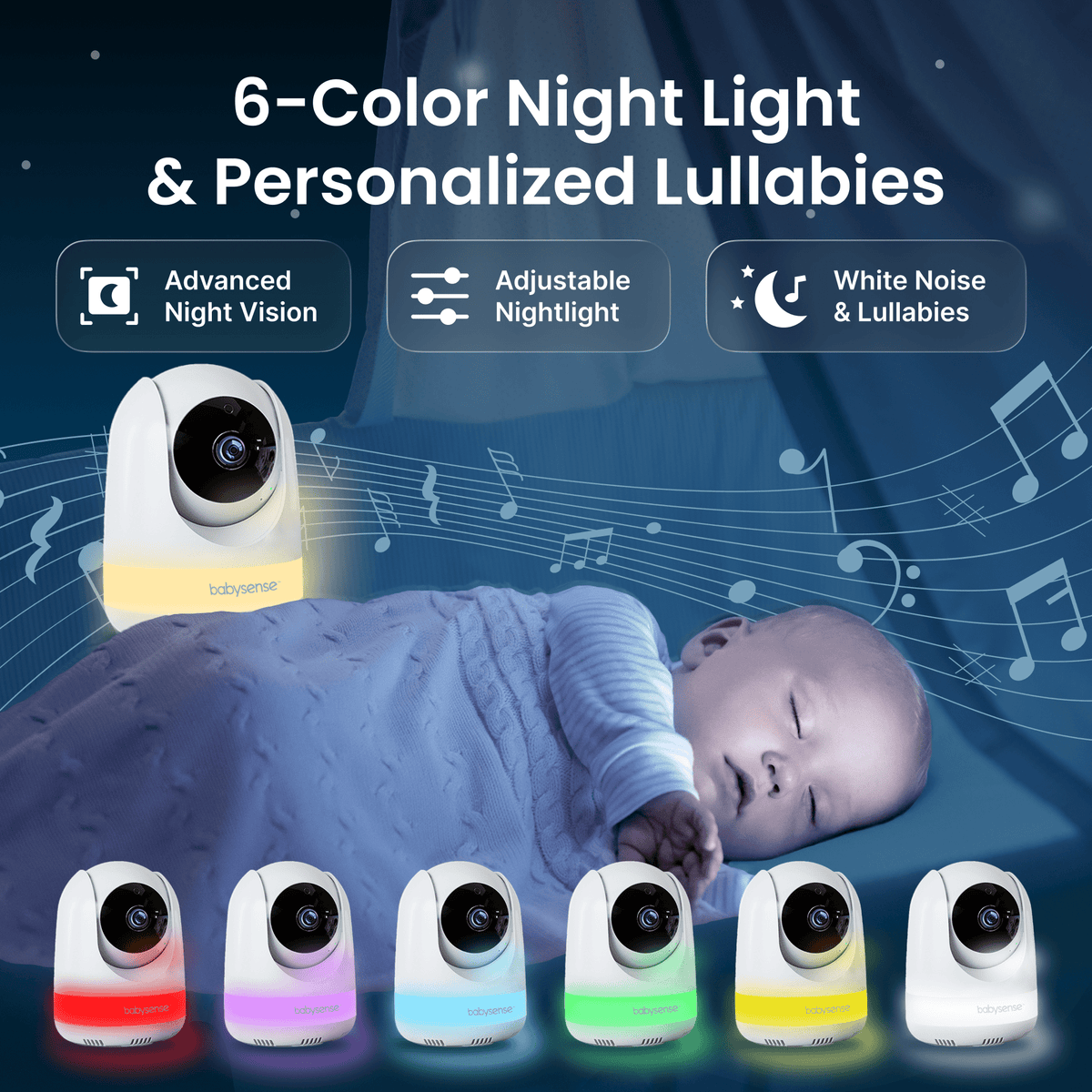 Babysense Non-WiFi Video Baby Monitor