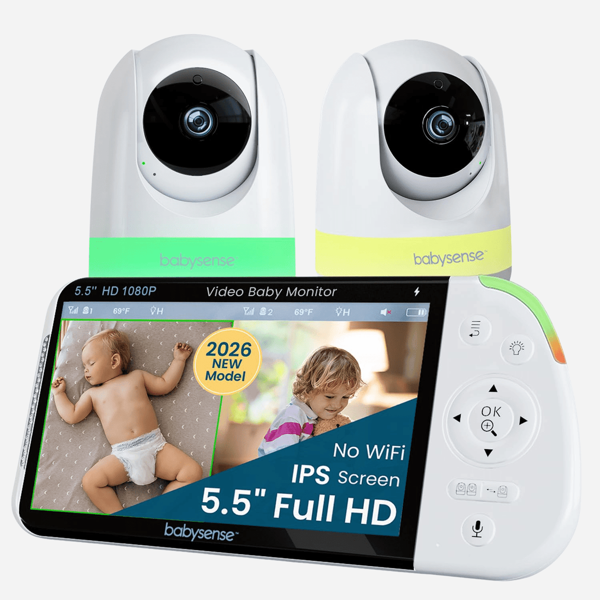 Babysense Non-WiFi Video Baby Monitor
