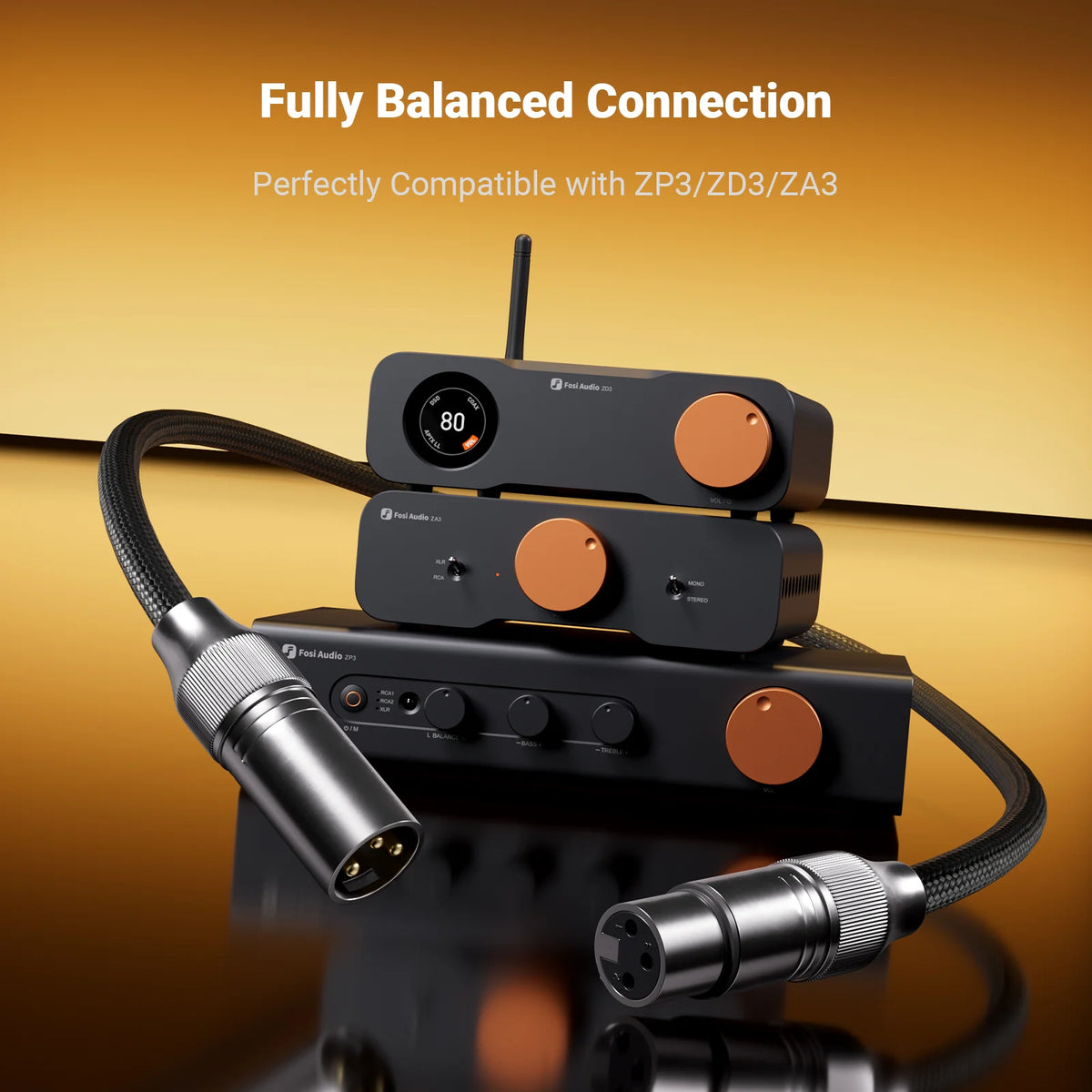 Fosi Audio XLR Audio Cable