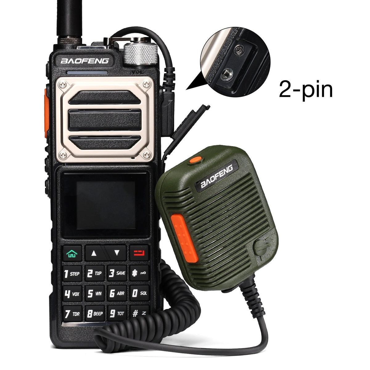 Baofeng Two-Way Radio Speaker Microphone