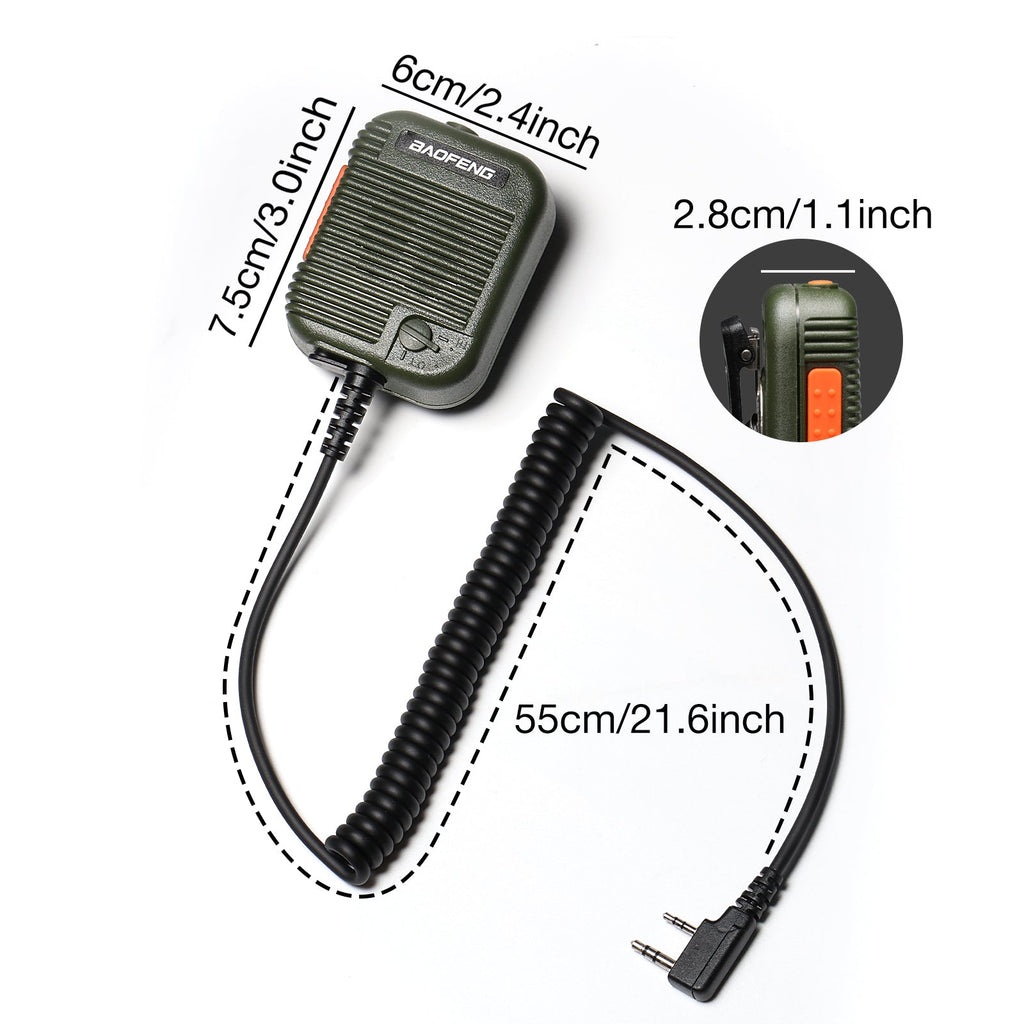 Baofeng Two-Way Radio Speaker Microphone