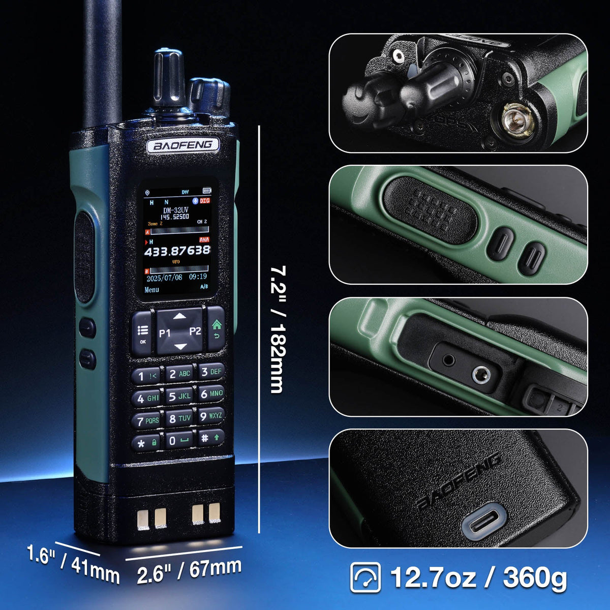 Baofeng Handheld DMR Two-Way Radio