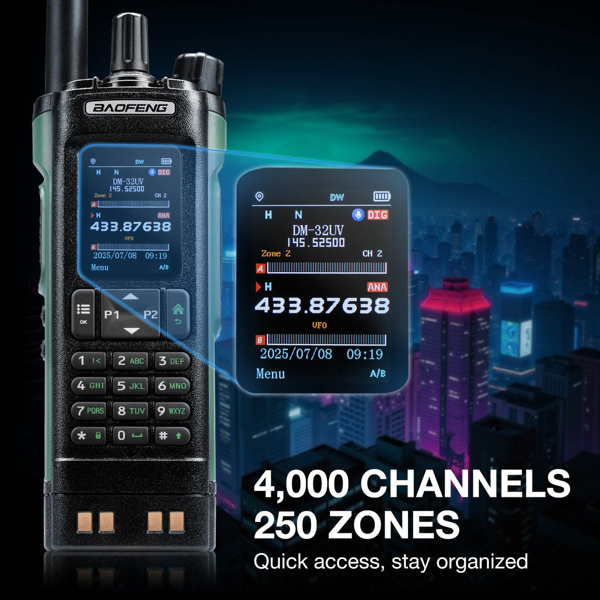 Baofeng Handheld DMR Two-Way Radio