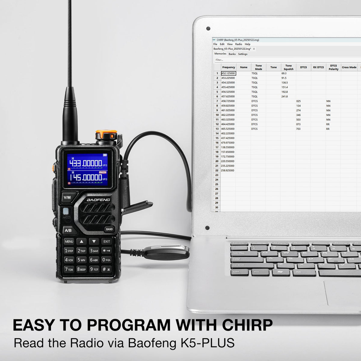 Baofeng 10W Tri-Band Handheld Two-Way Radio
