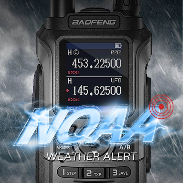 Baofeng 6W Tri-Band Handheld Radio