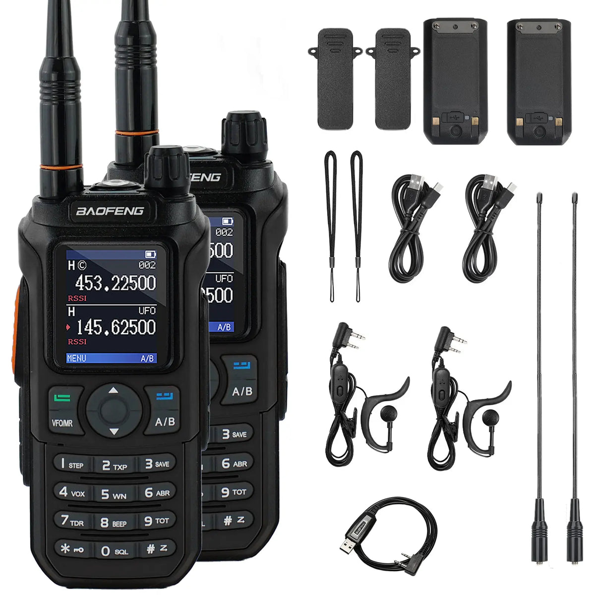 Baofeng 6W Tri-Band Handheld Radio