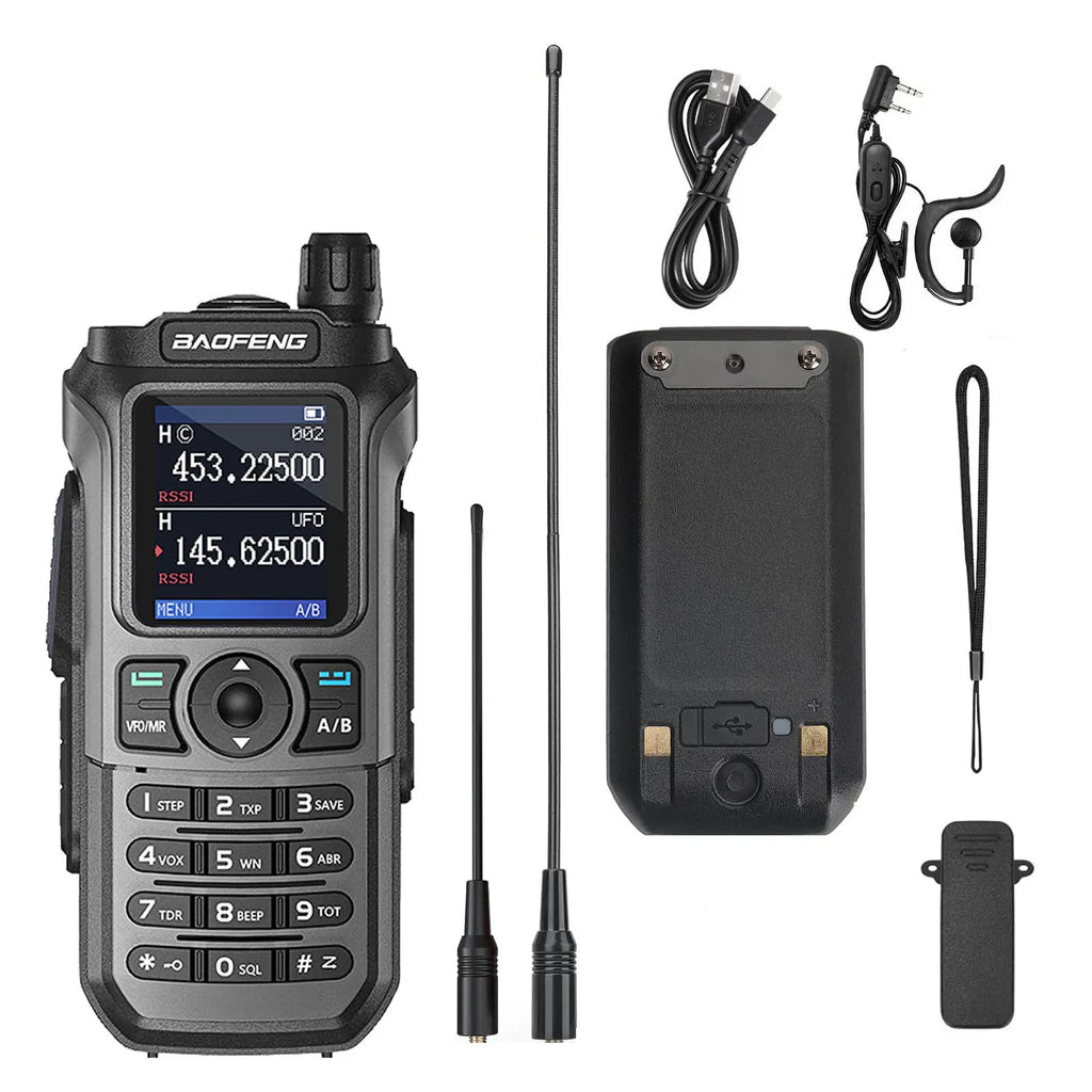 Baofeng 6W Tri-Band Handheld Radio