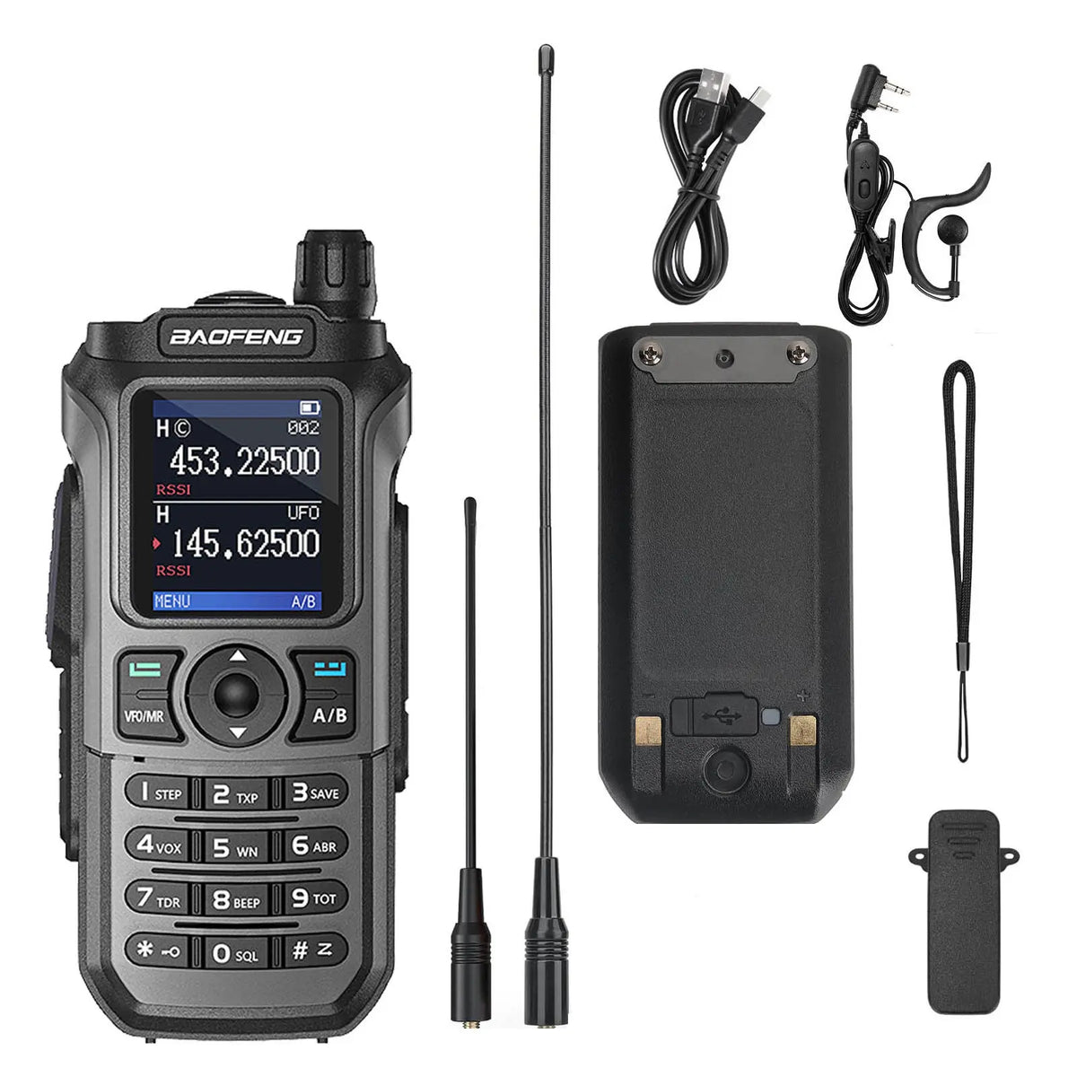 Baofeng 6W Tri-Band Handheld Radio