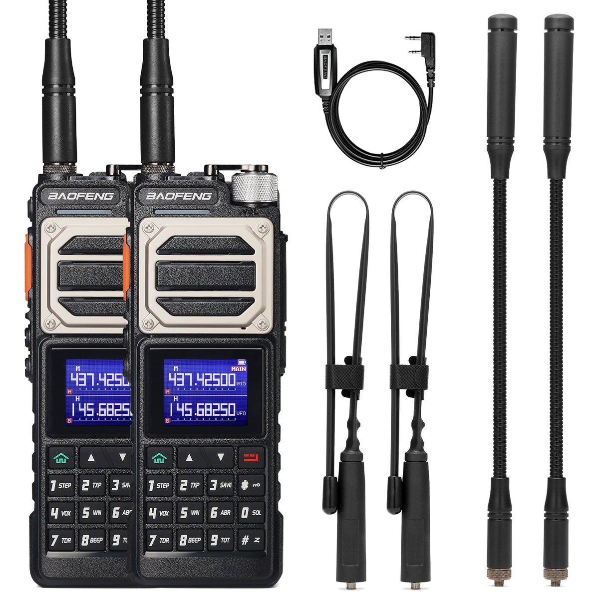 Baofeng 10W Tri-Power Handheld Two-Way Radio
