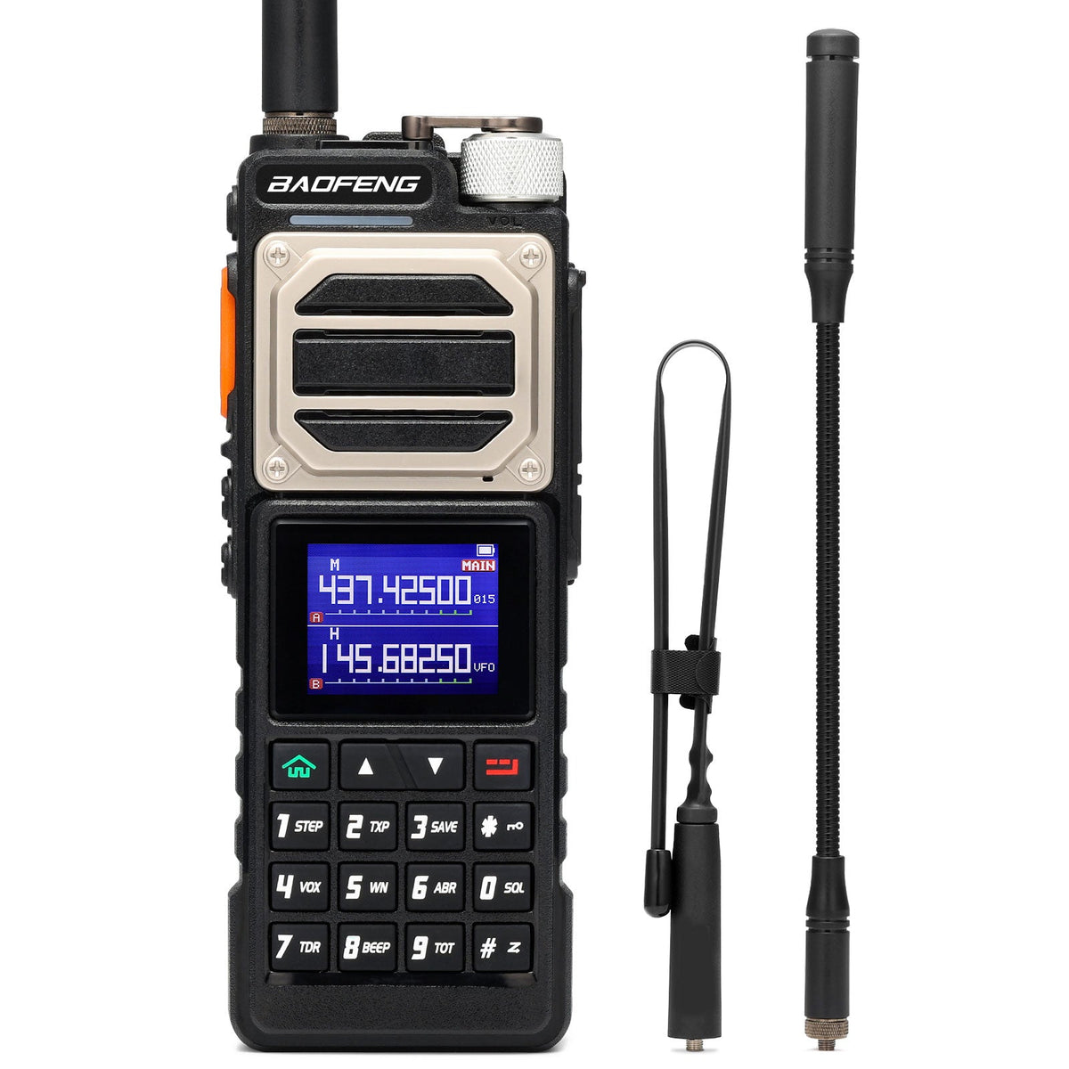 Baofeng 10W Tri-Power Handheld Two-Way Radio