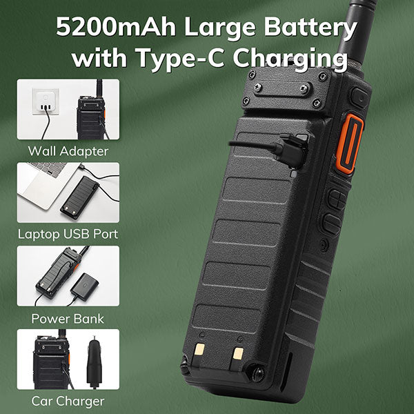 Baofeng 10W Tri-Power Handheld Two-Way Radio
