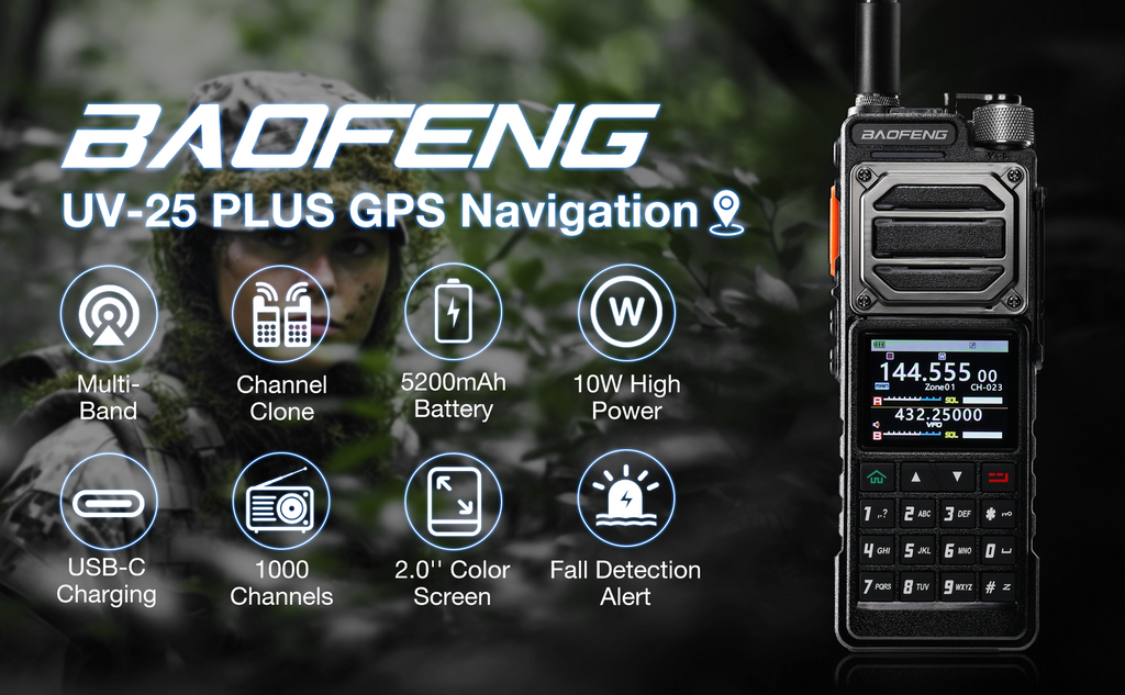 Baofeng 10W GPS Handheld Radio