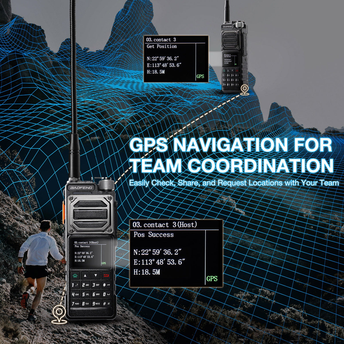 Baofeng 10W GPS Handheld Radio