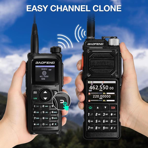 Baofeng 10W Tri-Band Handheld Two-Way Radio