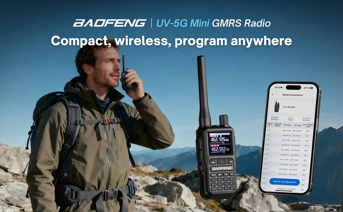 Baofeng 5W GMRS Handheld Radio