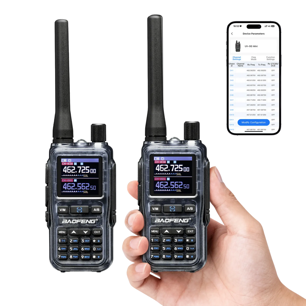 Baofeng 5W GMRS Handheld Radio