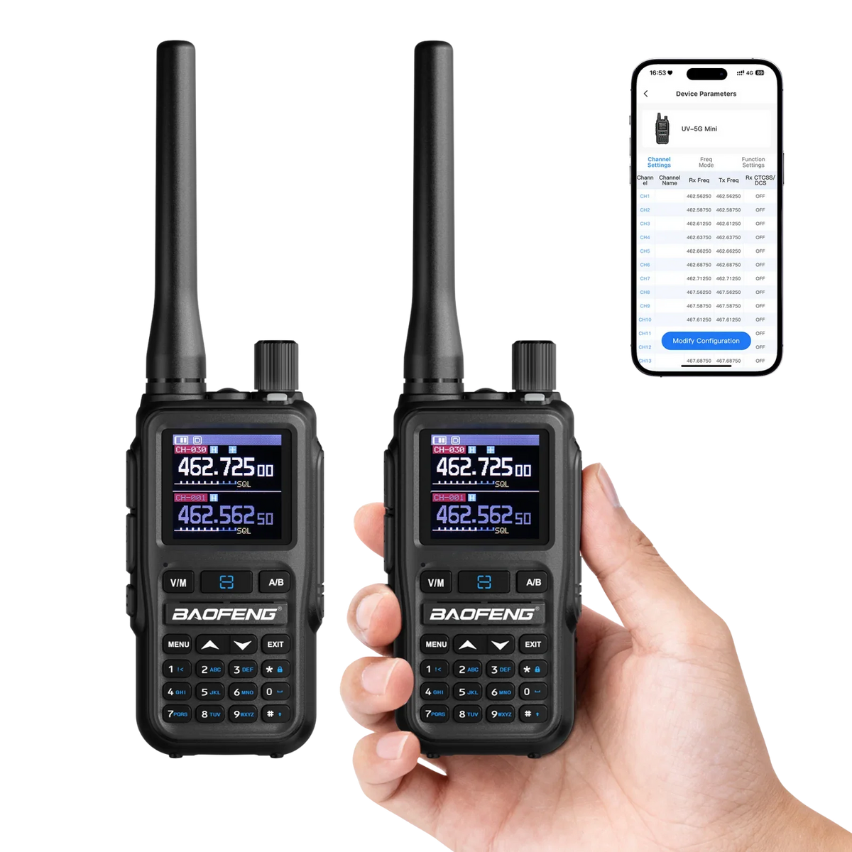 Baofeng 5W GMRS Handheld Radio