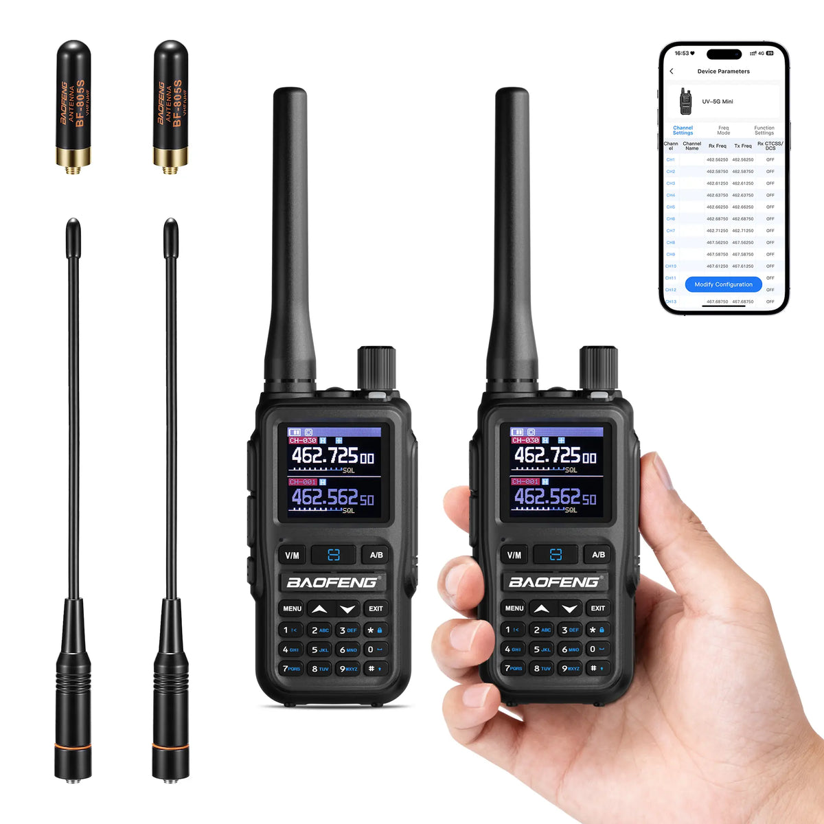Baofeng 5W GMRS Handheld Radio