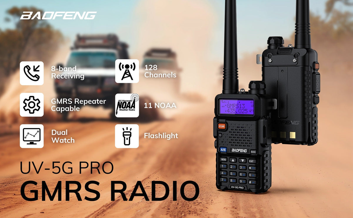 Baofeng 5W GMRS Handheld Radio