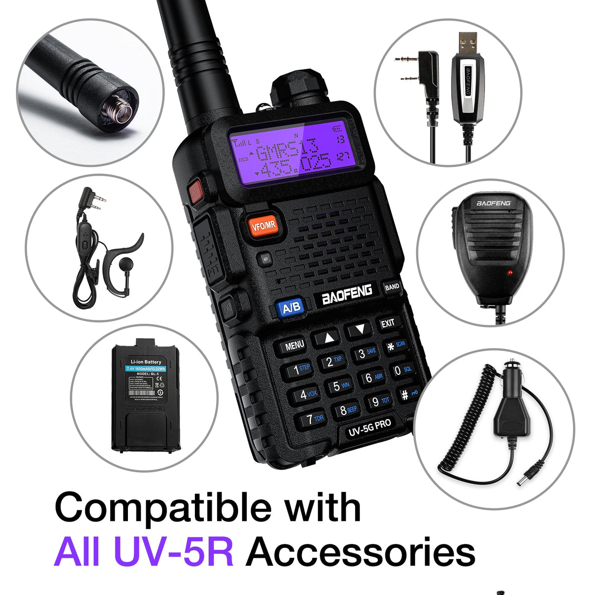 Baofeng 5W GMRS Handheld Radio