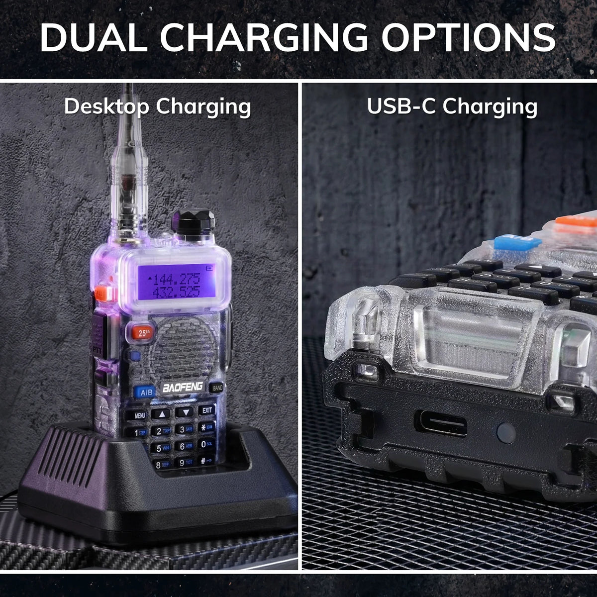 Baofeng 5W Dual-Band Handheld Two-Way Radio