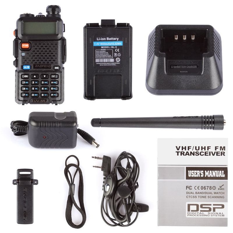 Baofeng Dual-Band Handheld Two-Way Radio