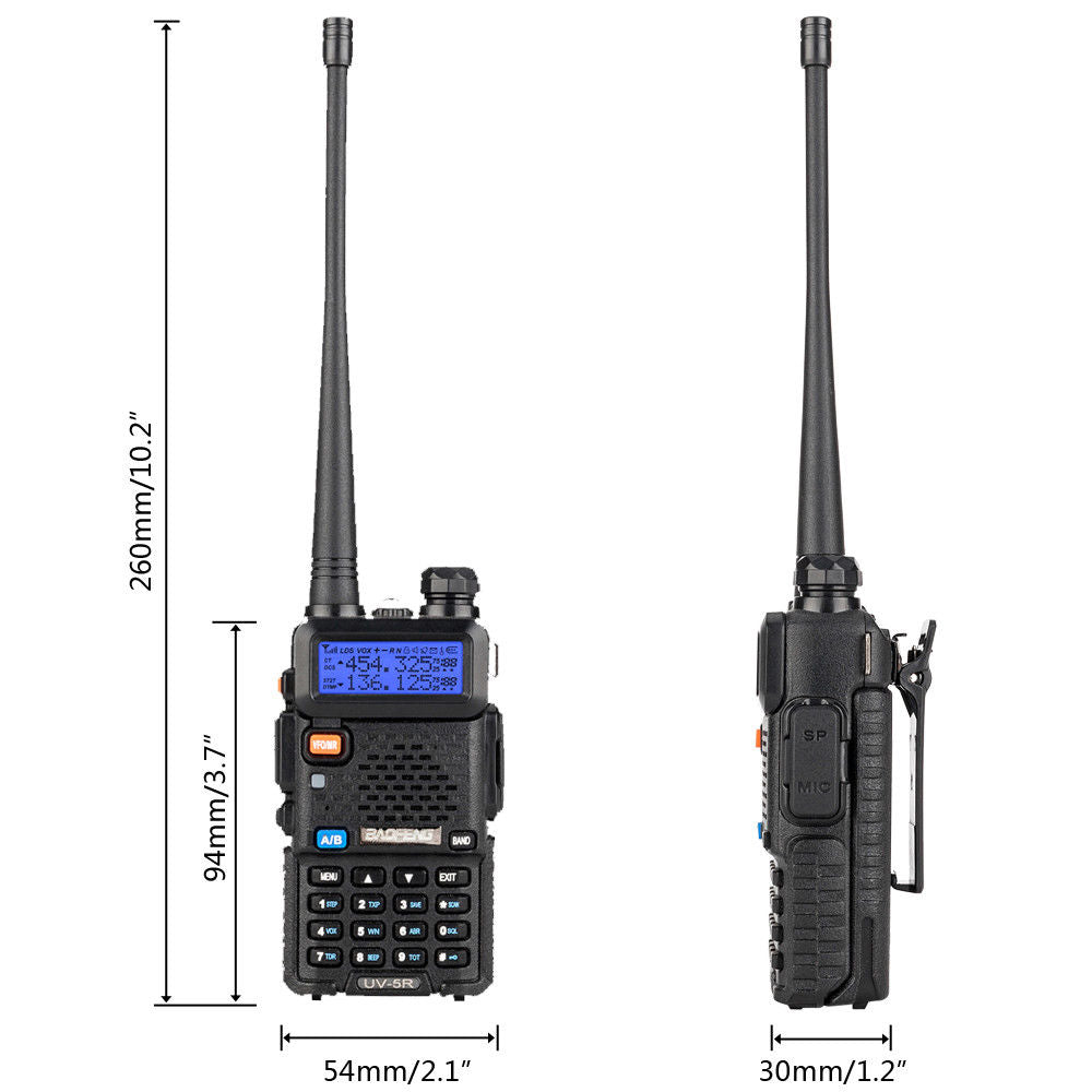 Baofeng Dual-Band Handheld Two-Way Radio