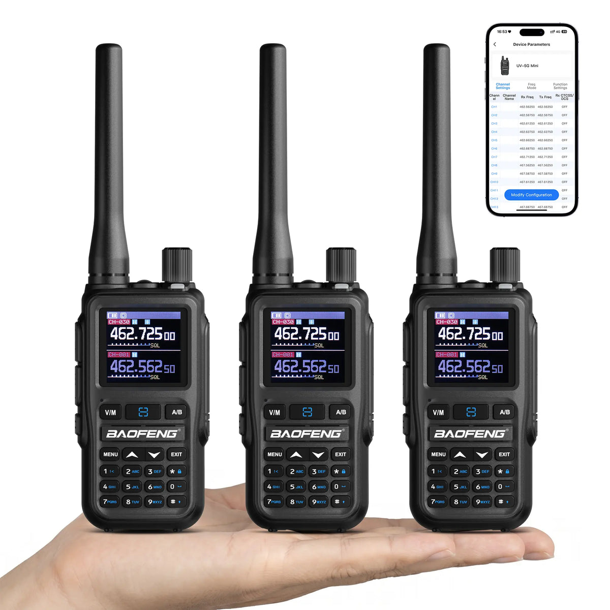 Baofeng 5W Dual-Band Handheld Radio