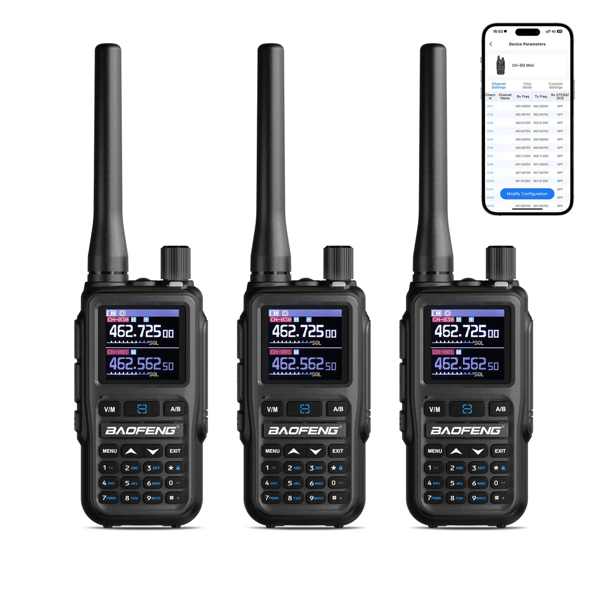 Baofeng 5W Dual-Band Handheld Radio